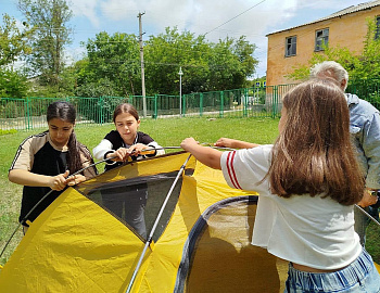 В Анапе состоялось открытие палаточных детских лагерей