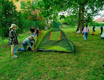 В Анапе состоялось открытие палаточных детских лагерей