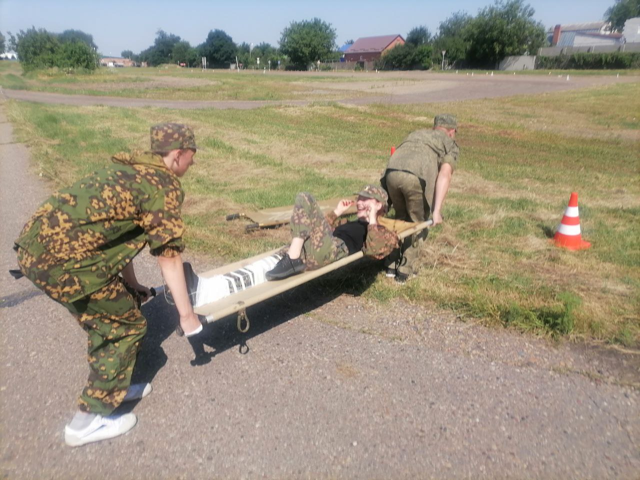 В Кавказском районе ребята приняли участие в военно-спортивной игре  «Зарница»