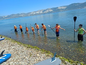 Несовершеннолетние Крымского района приняли участие в тренировочном занятии по сап- и виндсерфингу в г. Новороссийске