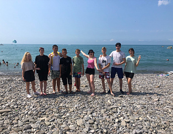 Профильная смена для детей Успенского района на Черноморском побережье